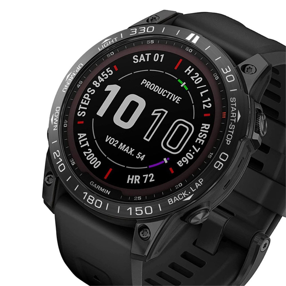 Garmin Fenix 7 Bezel Ring Zwart