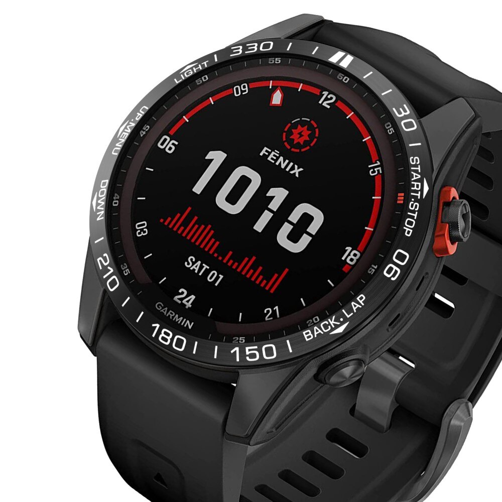 Garmin Fenix 7S Pro Bezel Ring zwart