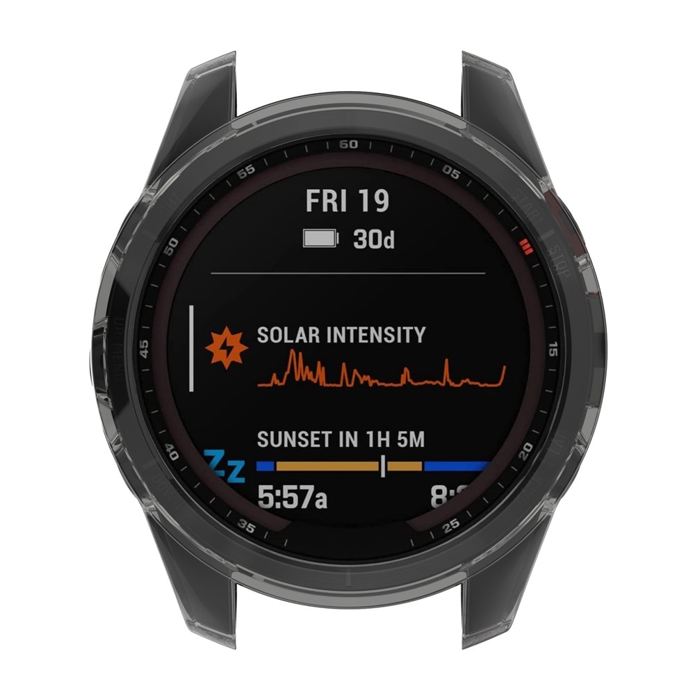 Garmin Fenix 7S Pro Backcover hoesje zwart