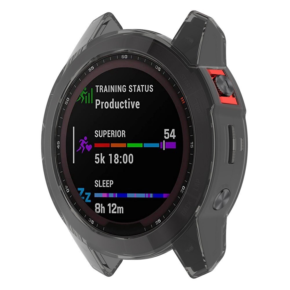 Garmin Fenix 7X Backcover hoesje Zwart