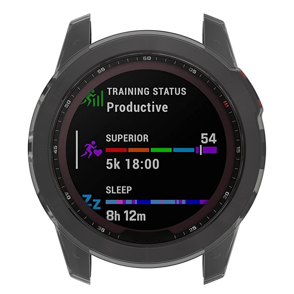 Garmin Fenix 7X Pro Backcover hoesje zwart