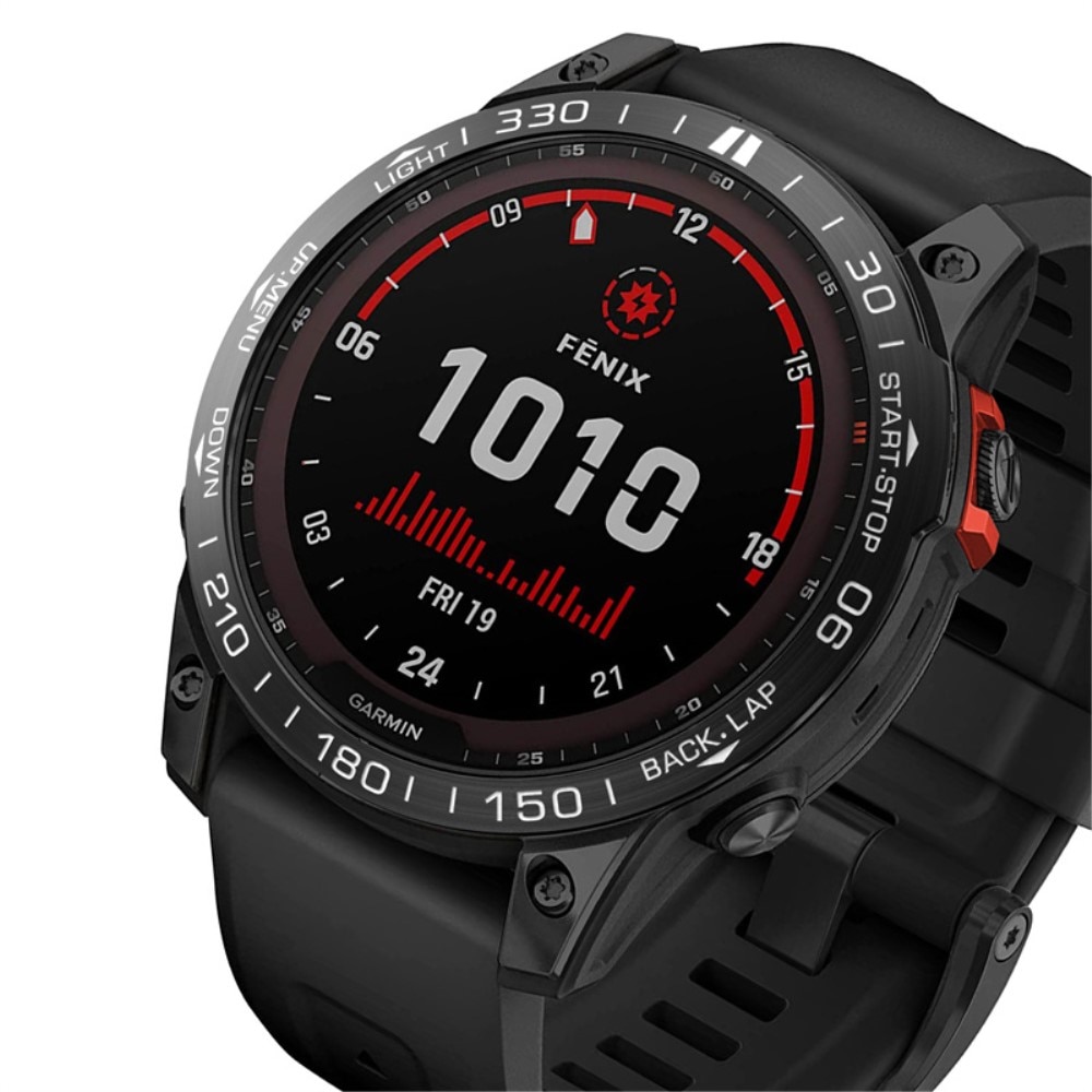 Garmin Fenix 7X Pro Bezel Ring zwart