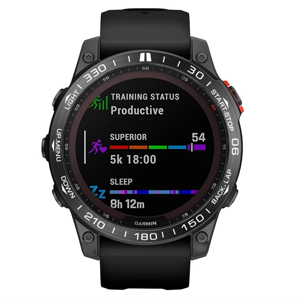 Garmin Fenix 7X Pro Bezel Ring zwart