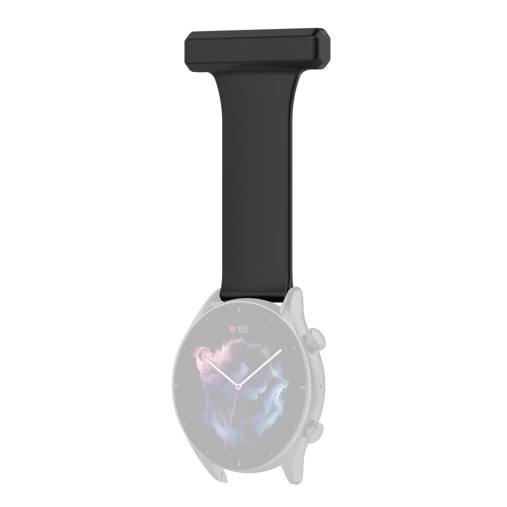 Samsung Galaxy Watch 46mm/45 mm Bandje verpleegsterhorloge Zwart