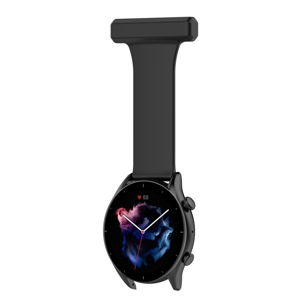 Samsung Galaxy Watch 46mm/45 mm Bandje verpleegsterhorloge Zwart