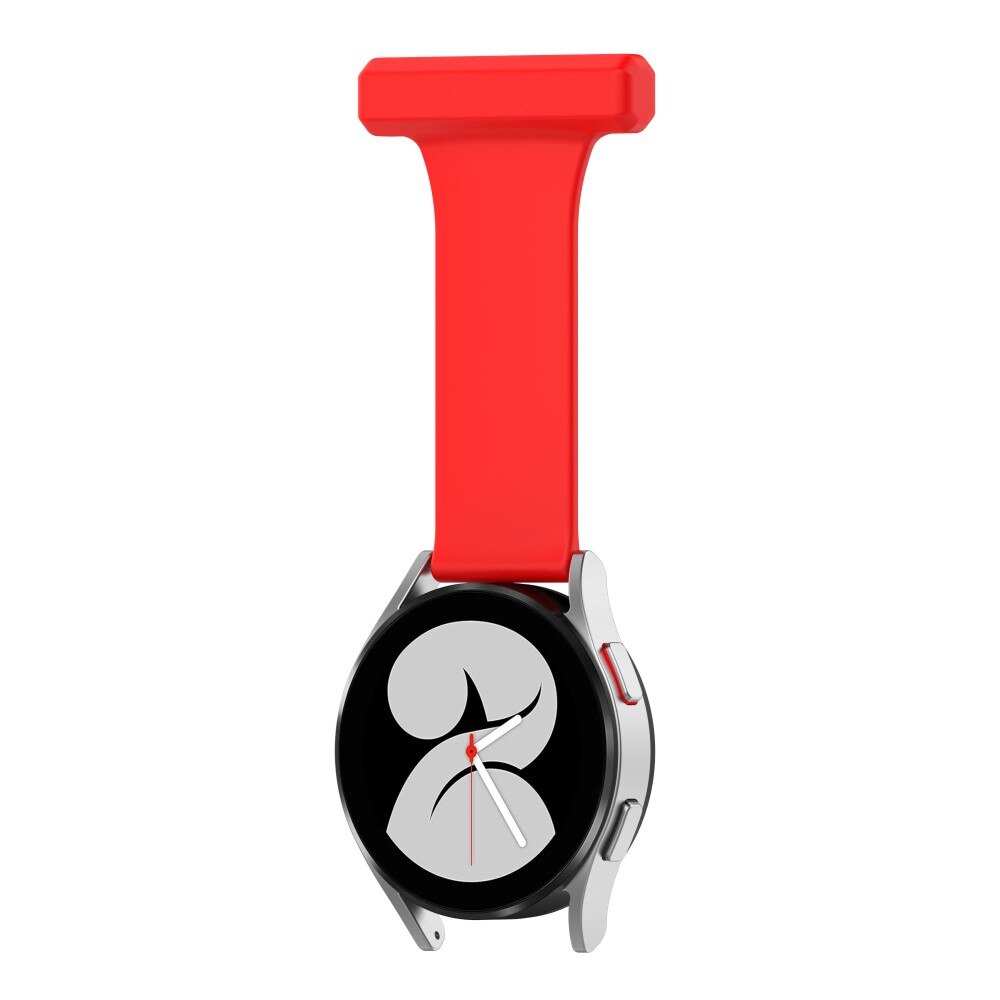 Samsung Galaxy Watch 4 40/42/44/46 mm Bandje Verpleegstershorloge Rood