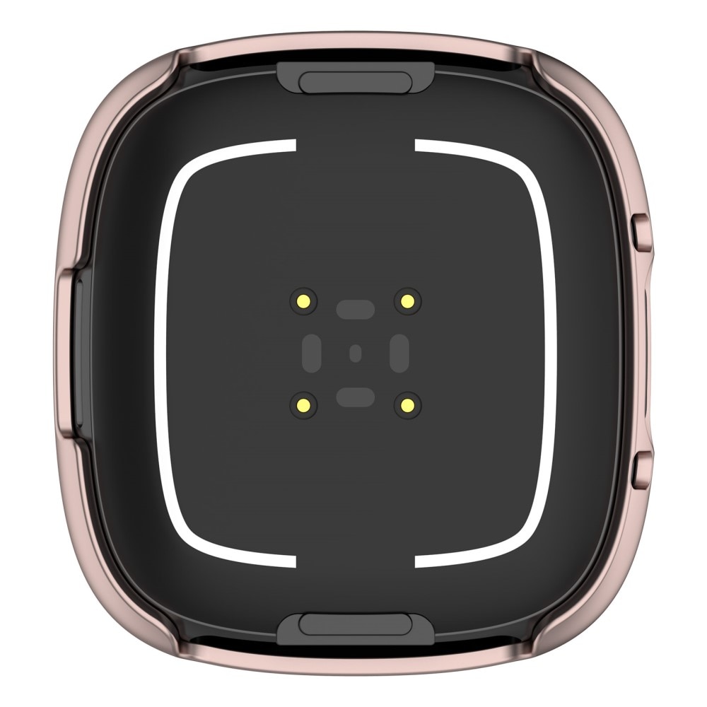Full Cover Case Fitbit Sense 2 Rosé Goud