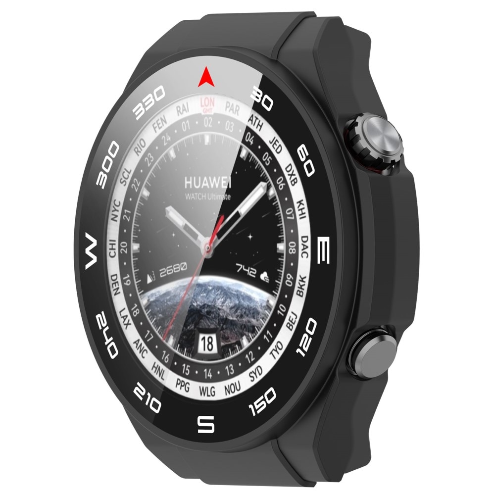 Full Cover Case Huawei Watch Ultimate zwart