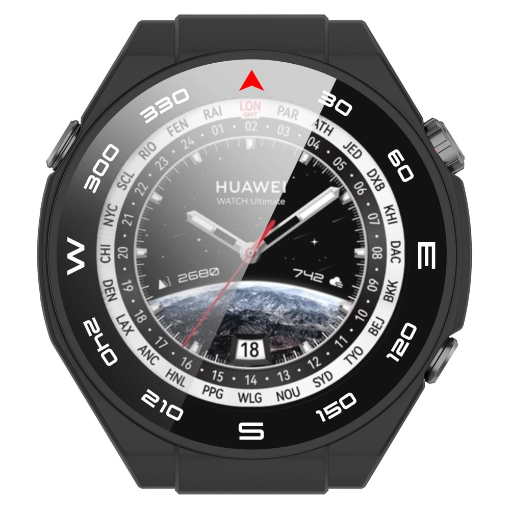 Full Cover Case Huawei Watch Ultimate zwart