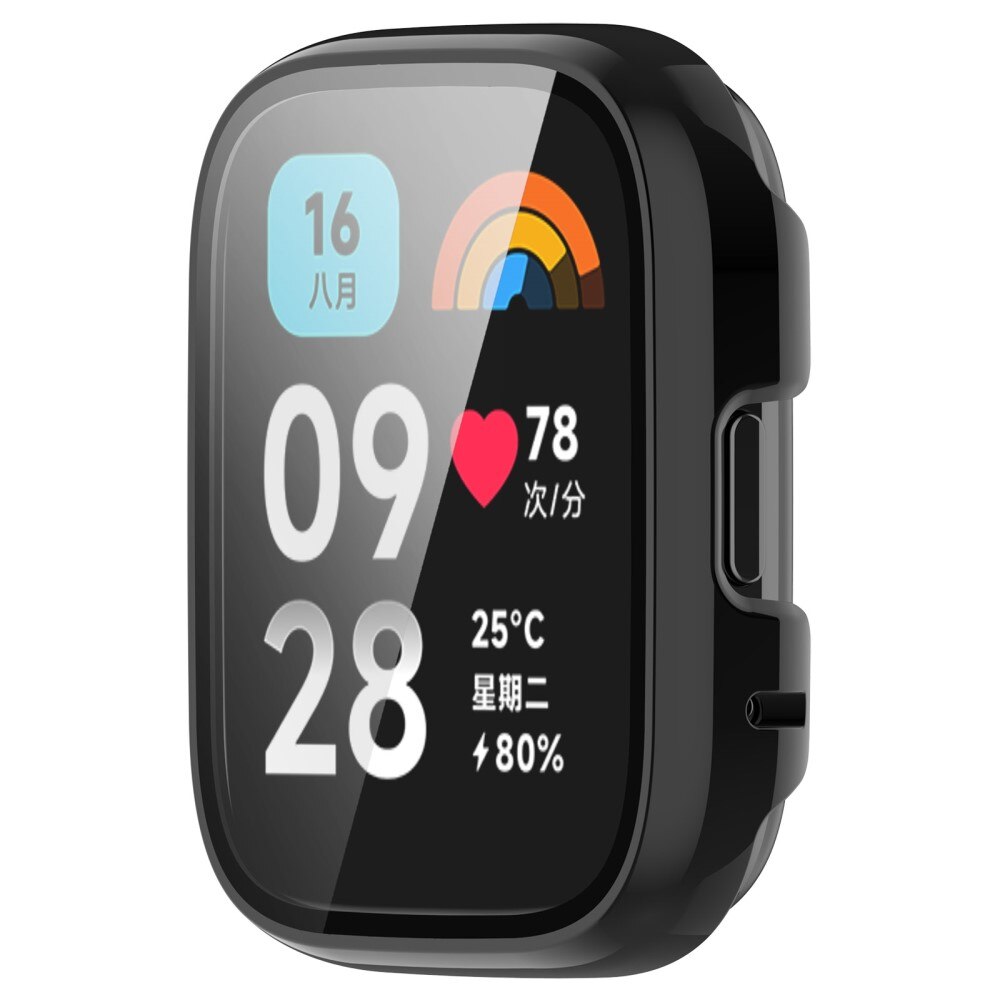 Full Cover Case Xiaomi Redmi Watch 3 Active Zwart