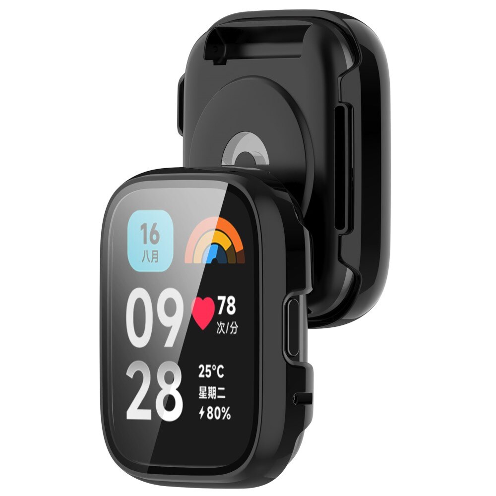 Full Cover Case Xiaomi Redmi Watch 3 Active Zwart