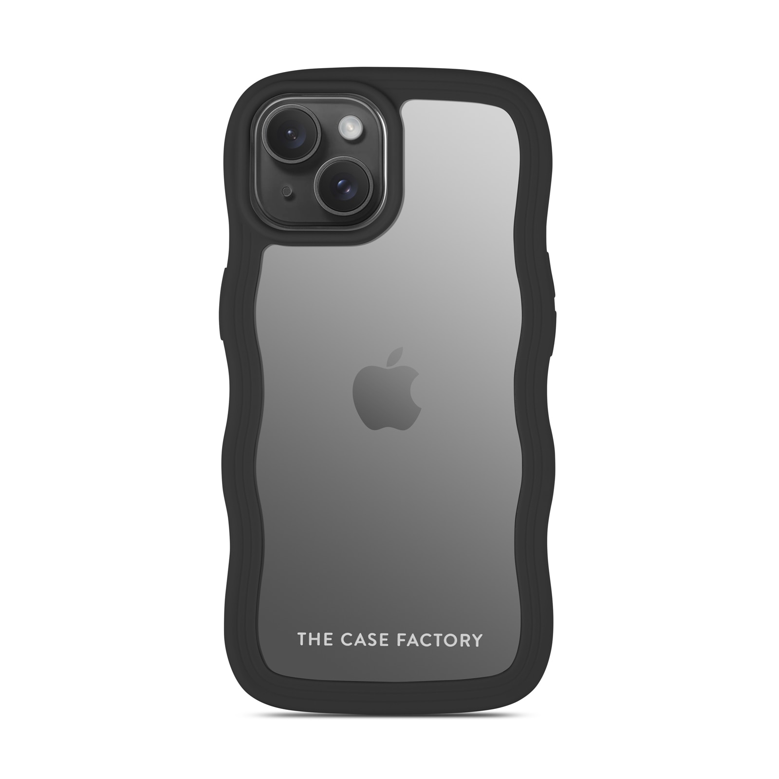 The Wave Case iPhone 15 Zwart