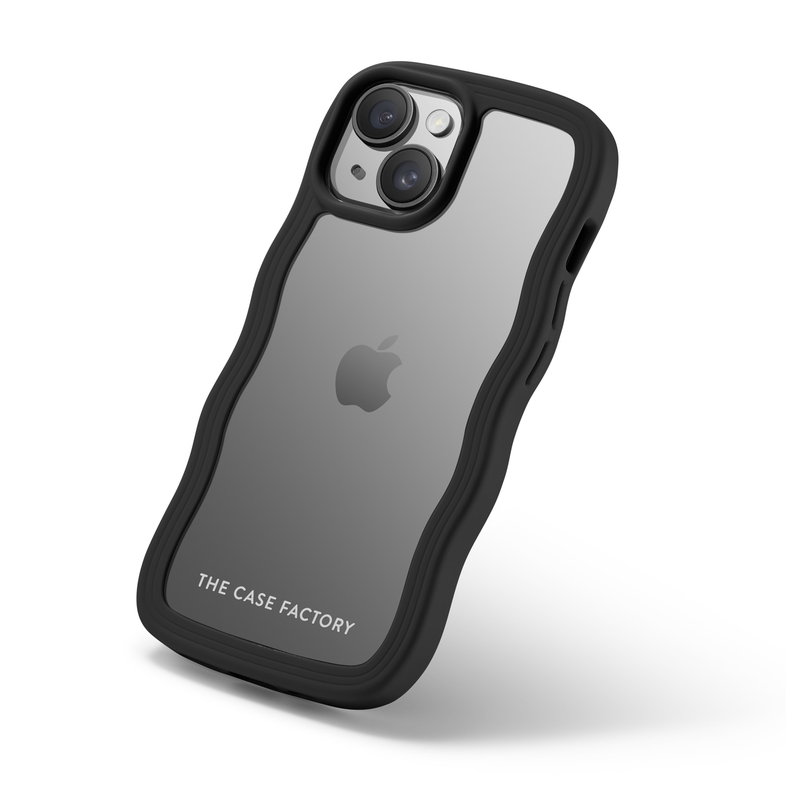The Wave Case iPhone 15 Zwart