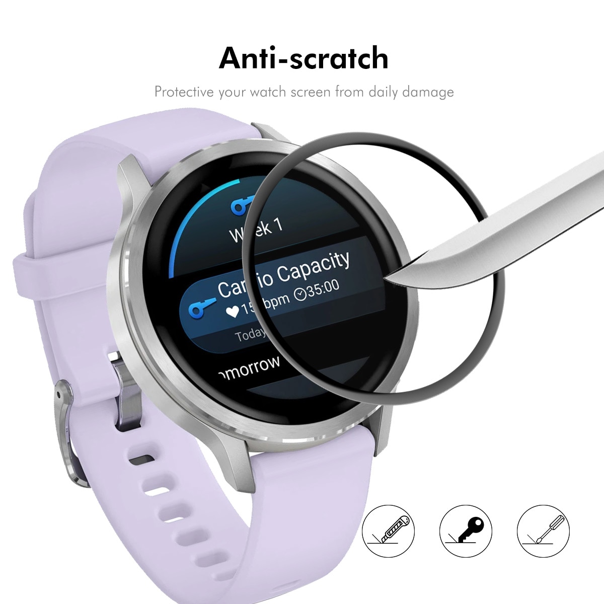 Garmin Venu 4 41mm Plexiglas Screenprotector