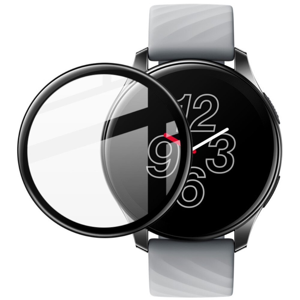 Plexiglas Screenprotector OnePlus Watch Transparant/Black