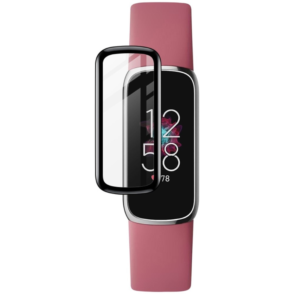 Plexiglas Screenprotector Fitbit Luxe Transparant/Black