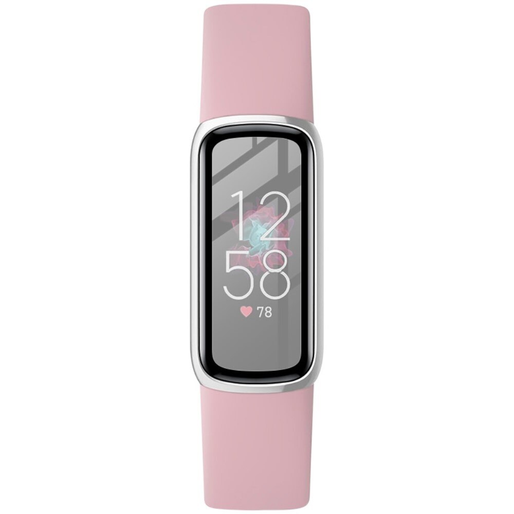 Plexiglas Screenprotector Fitbit Luxe Transparant/Black