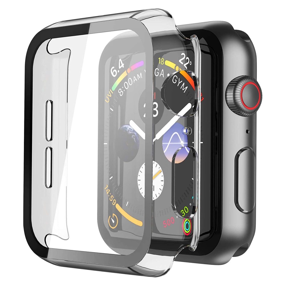 Full Cover Case Apple Watch 45mm Series 8 transparant