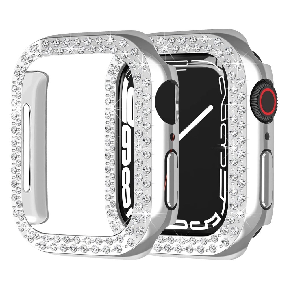 Apple Watch SE 44mm Rhinestone Hardcase zilver