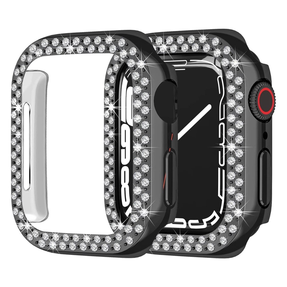 Apple Watch SE 40mm Rhinestone Hardcase zwart