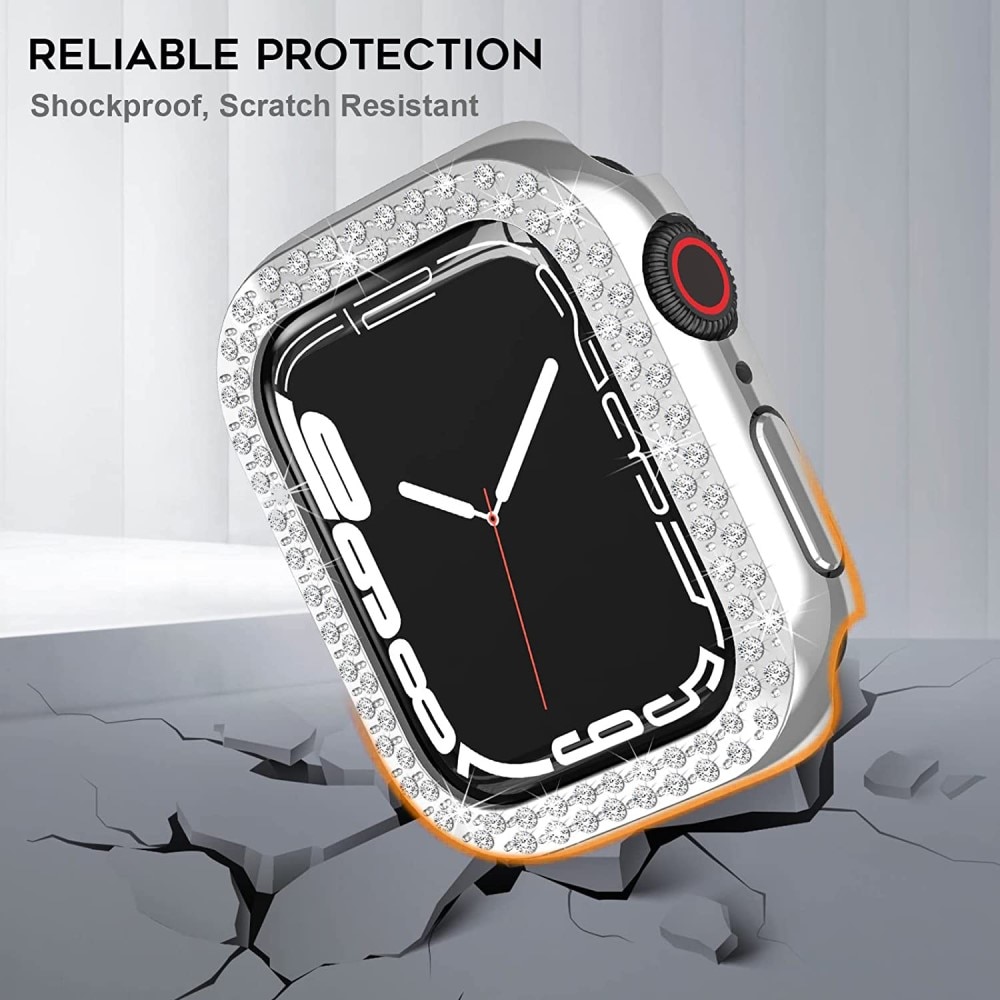 Apple Watch SE 40mm Rhinestone Hardcase zilver