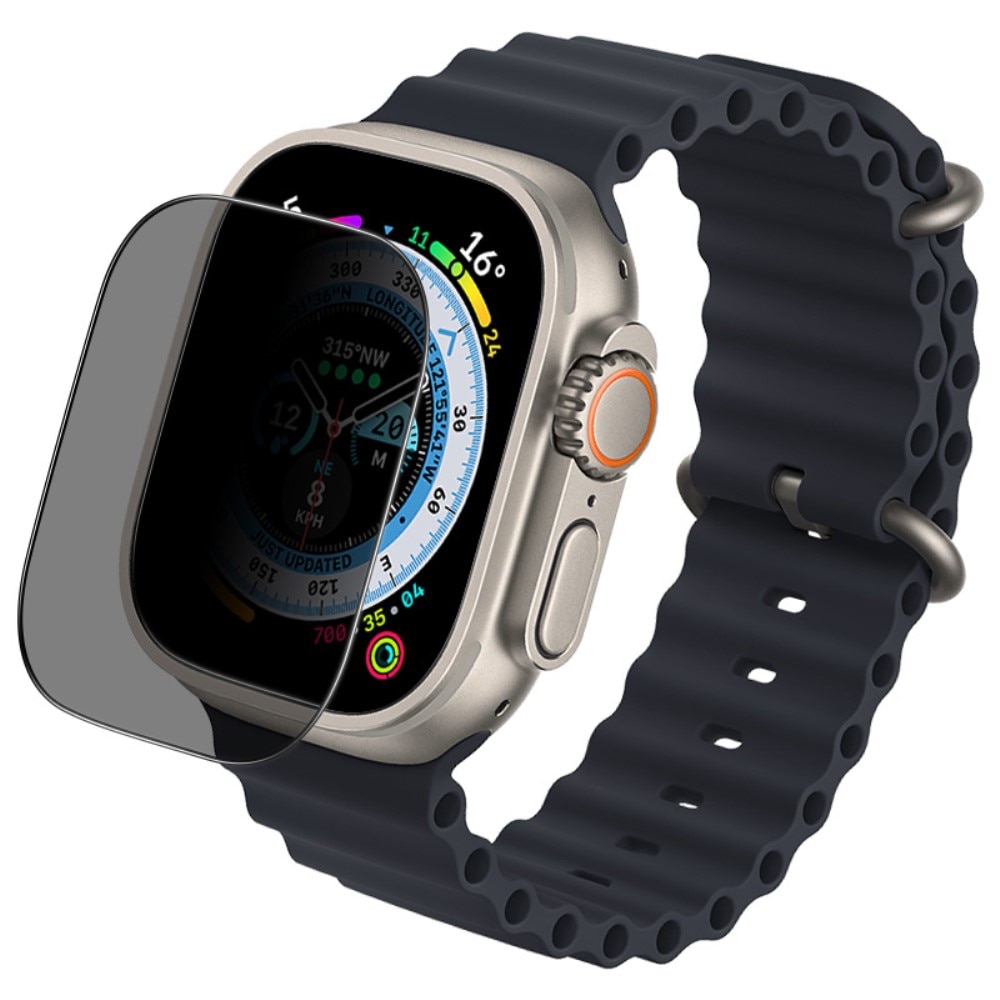 Privacy Screenprotector Gehard Glas Apple Watch Ultra 49mm