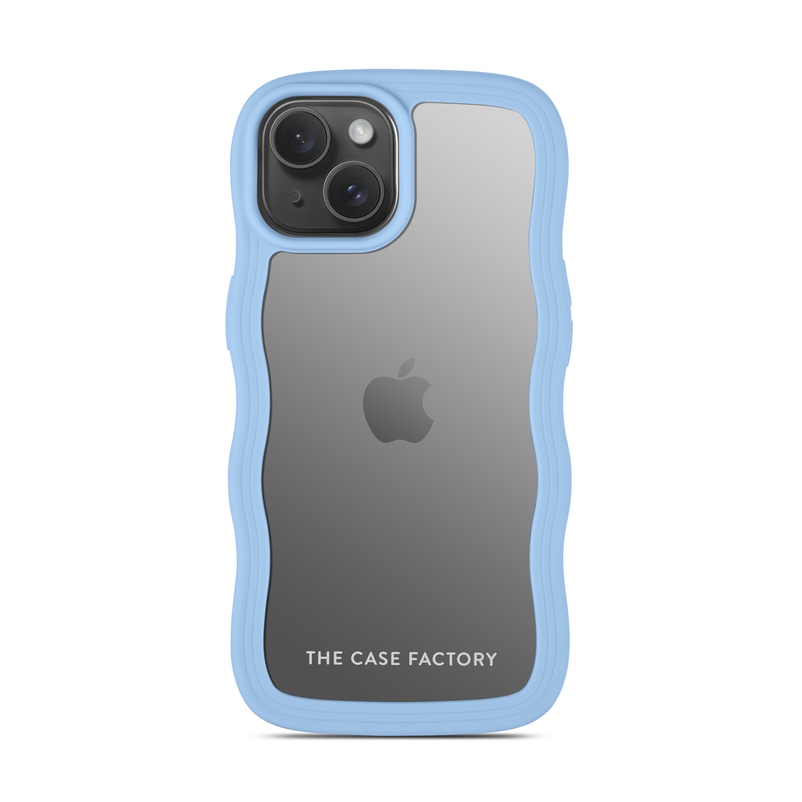 The Wave Case iPhone 15 Blauw