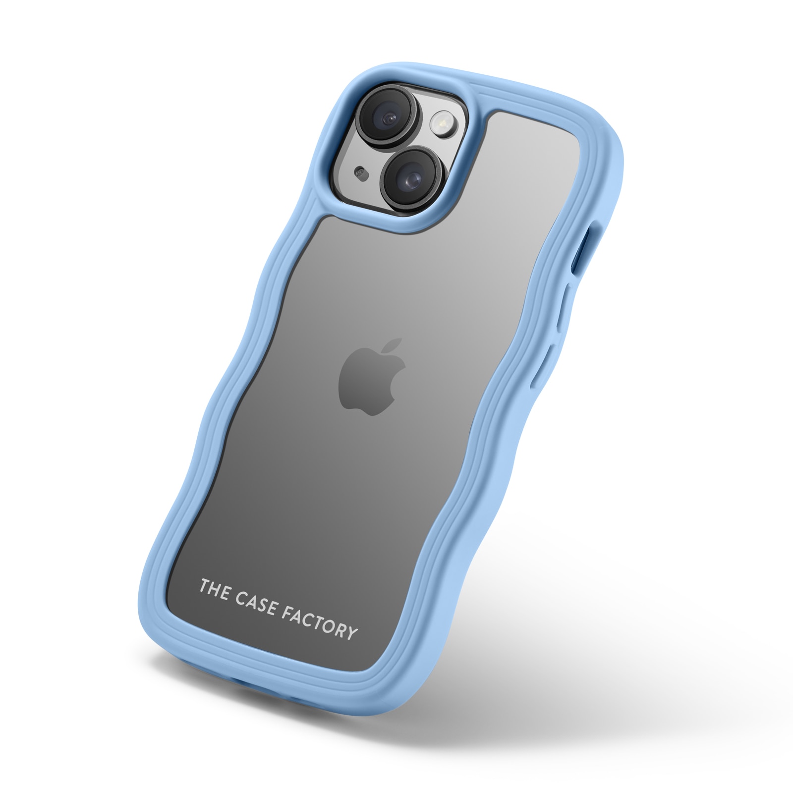 The Wave Case iPhone 15 Blauw