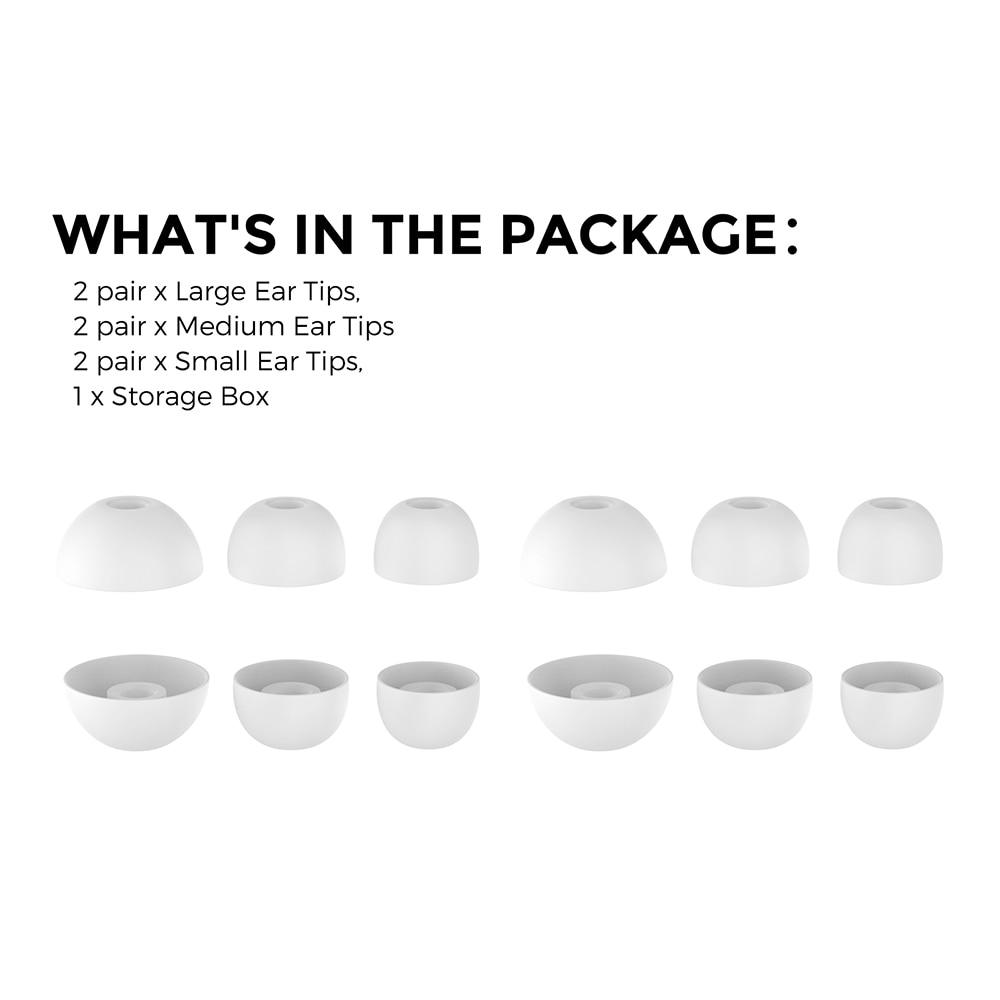 Ear Tips (3-pack) Beats Studio Buds Wit