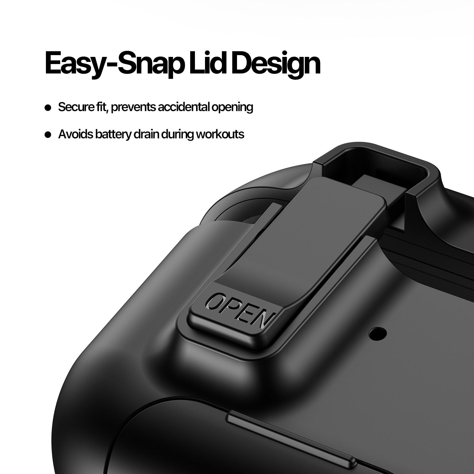 PECQ Series Hoesje Apple AirPods Pro 3 Zwart