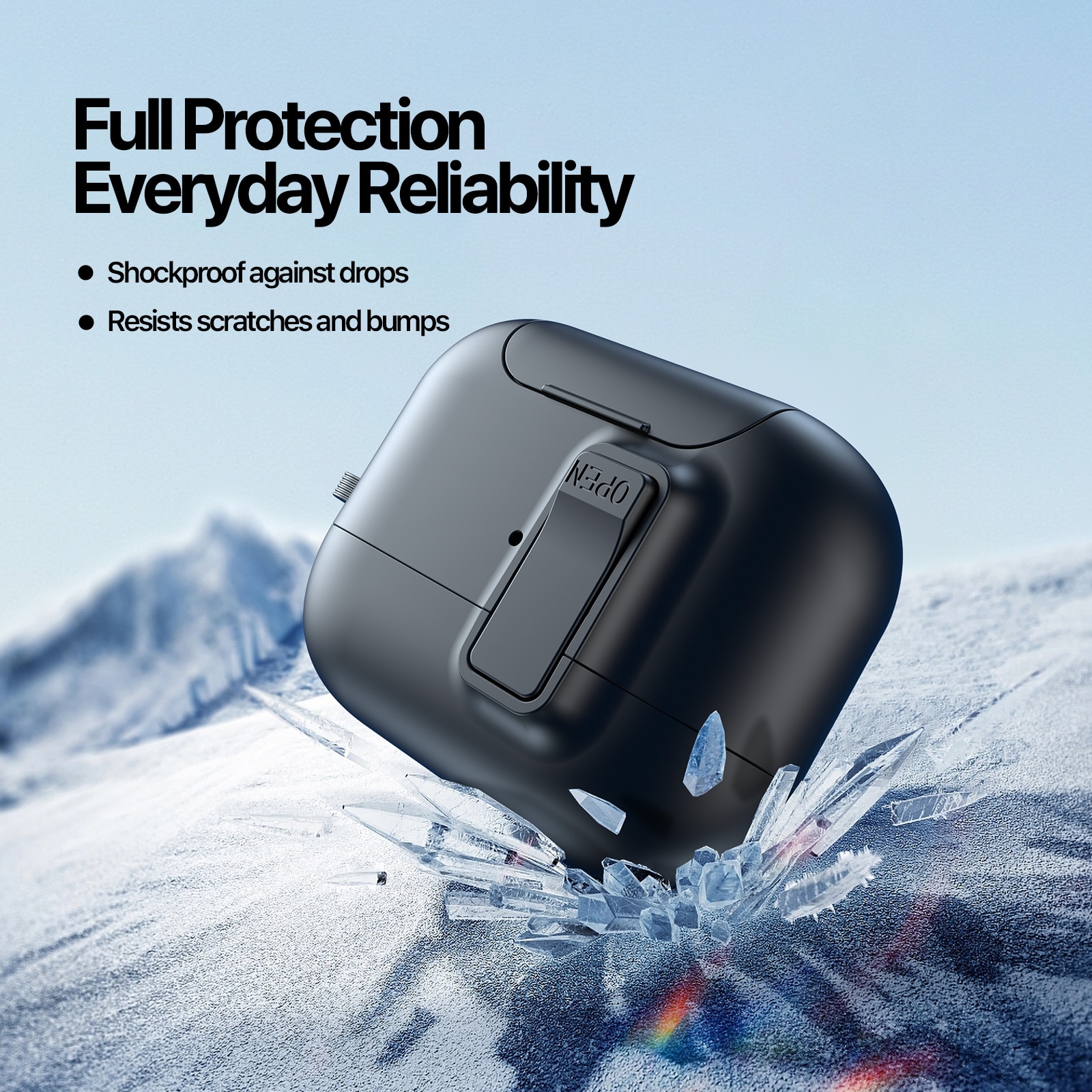 PECQ Series Hoesje Apple AirPods Pro 3 Zwart