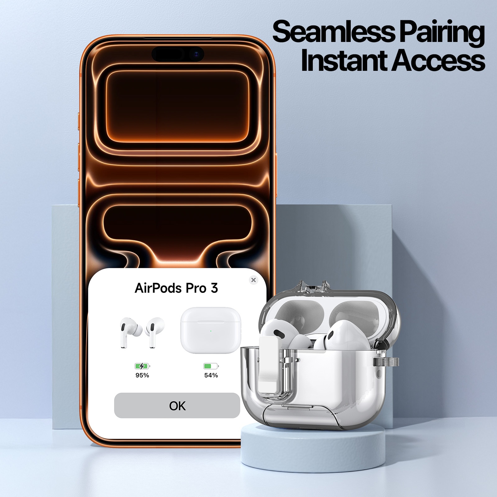 PECQ Series Hoesje Apple AirPods Pro 3 Transparant