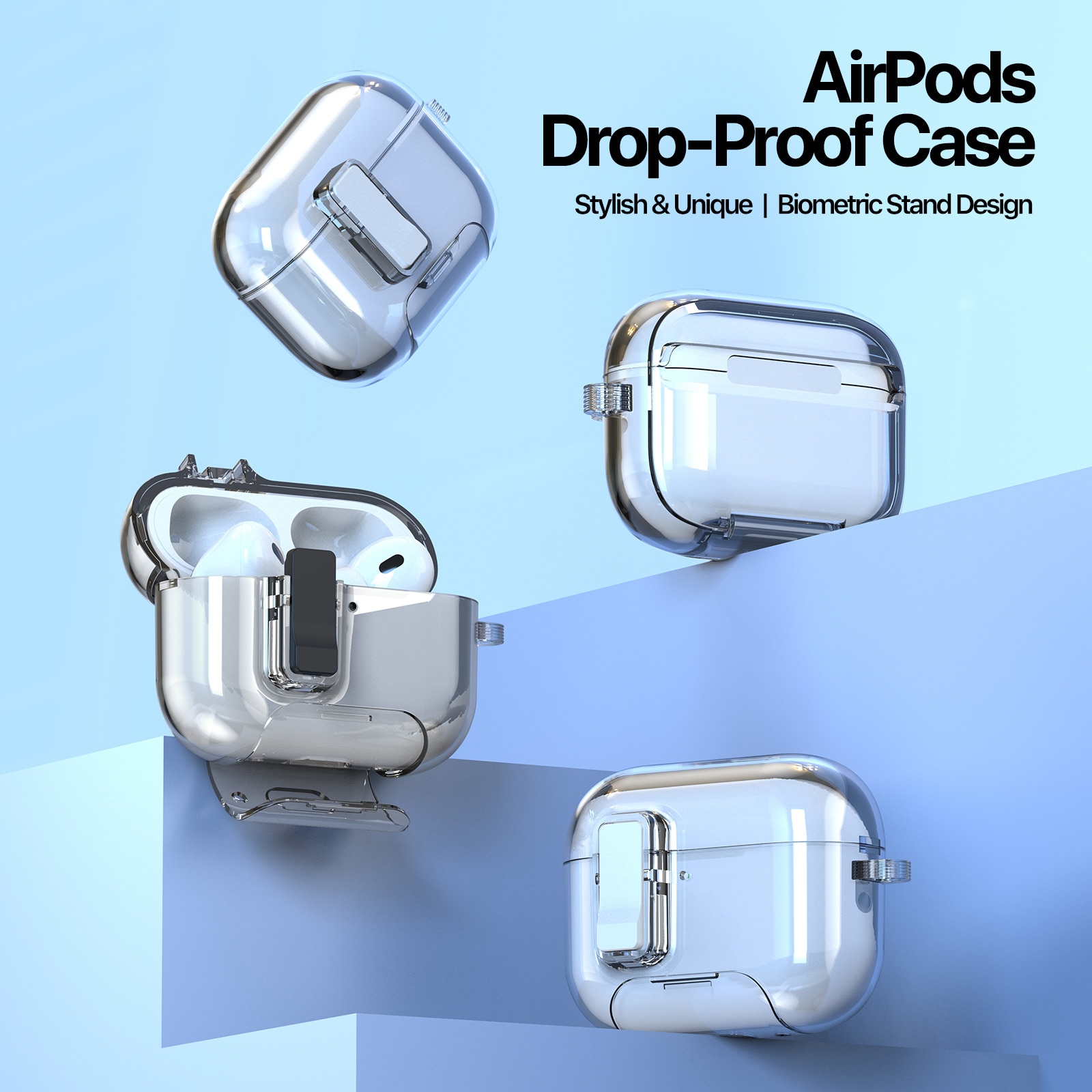 PECQ Series Hoesje Apple AirPods Pro 3 Transparant