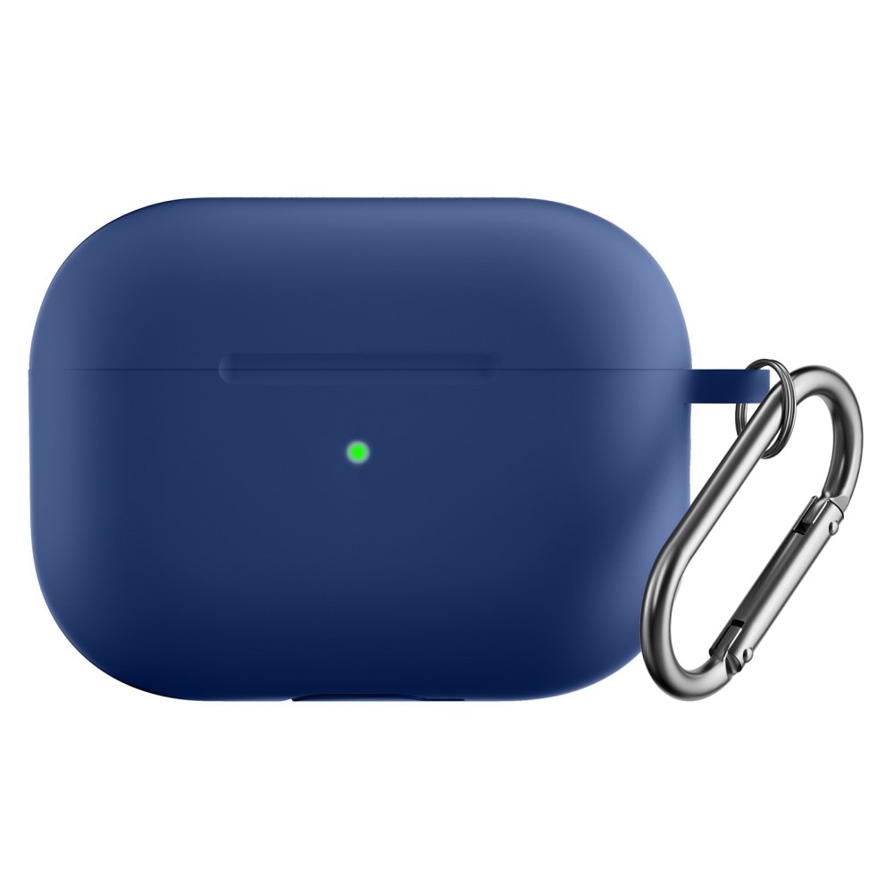 Apple AirPods Pro 2 Siliconen hoesje met karbinerhaak Blauw