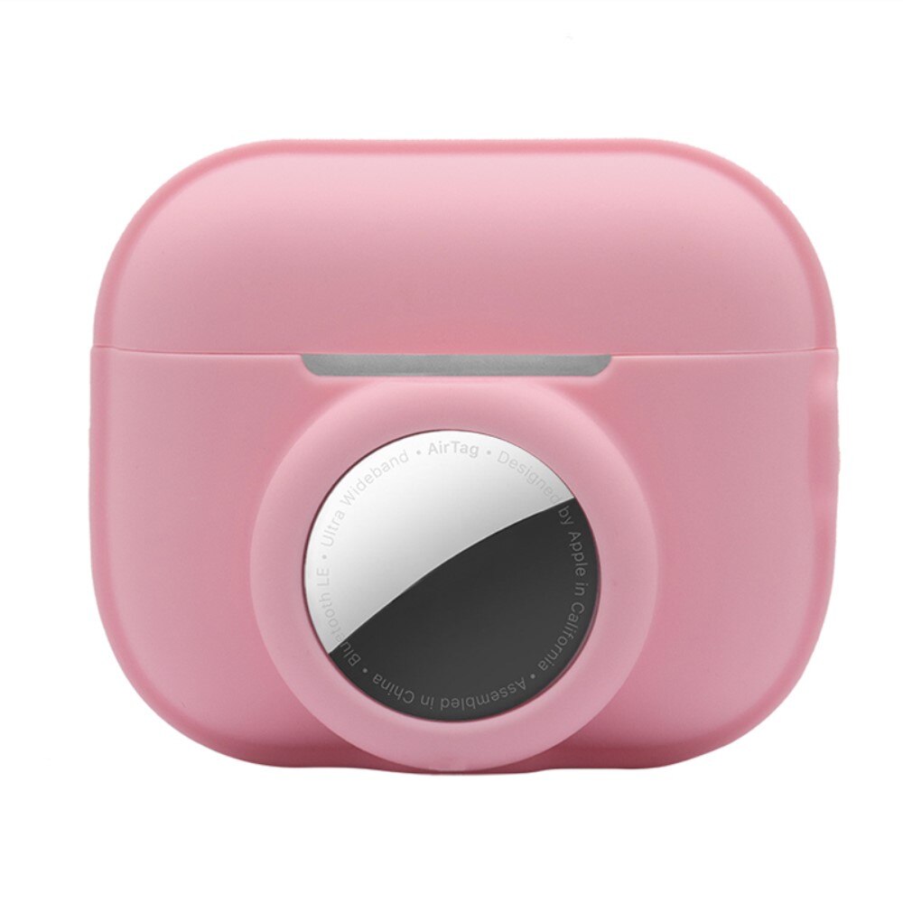 AirPods Pro 2 Siliconen hoesje met AirTag-houder roze