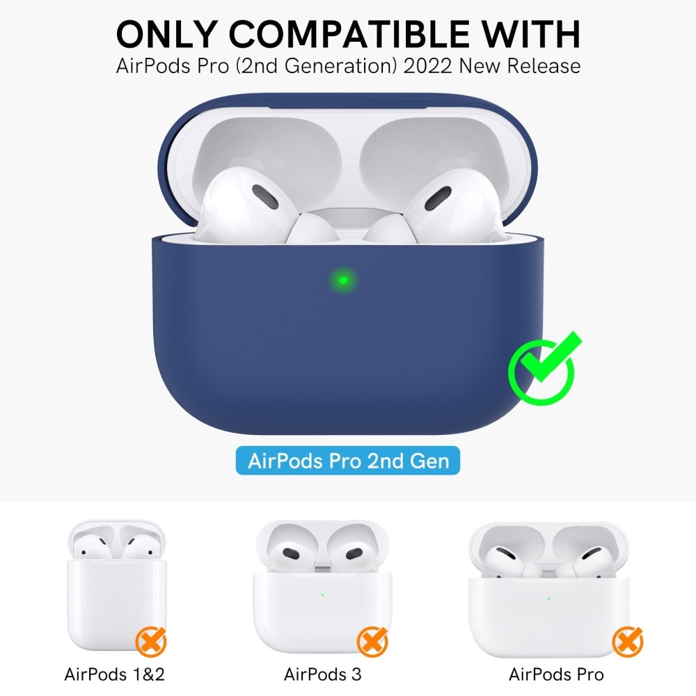 Apple AirPods Pro 2 Silicone Handstrap Case Blauw