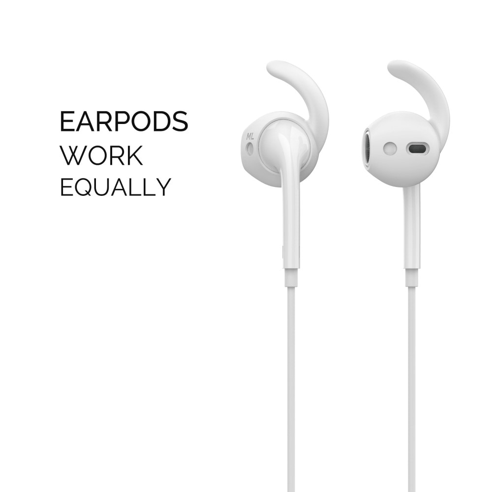 Sport Earhooks Apple AirPods wit (Medium)