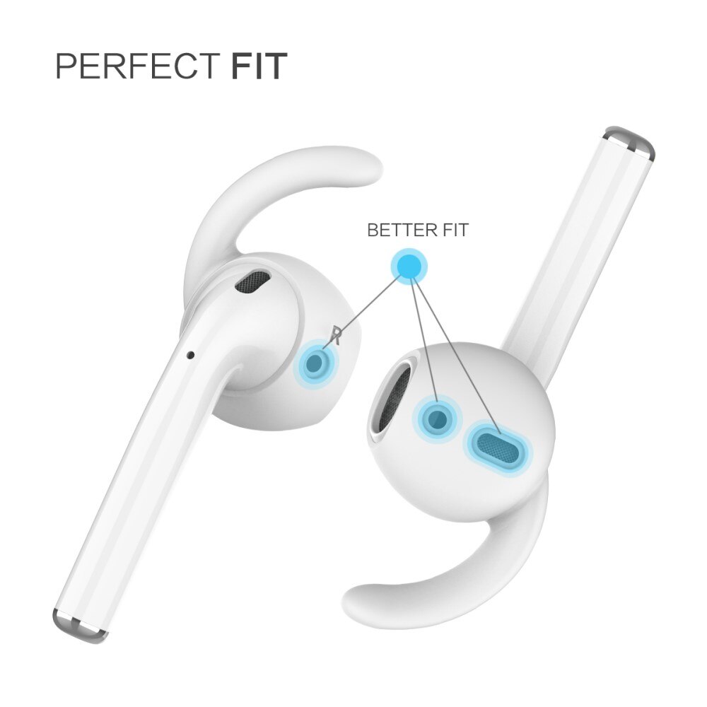 Sport Earhooks Apple AirPods wit (Large)