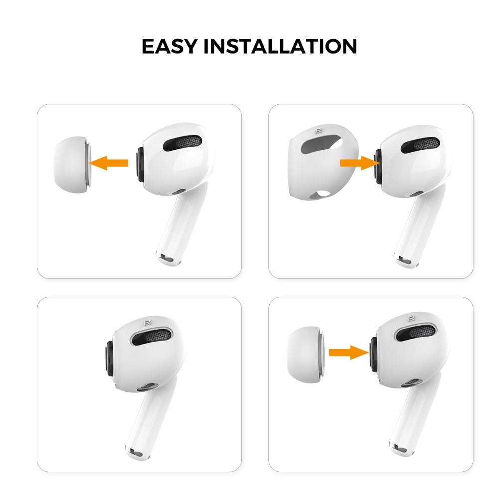 AirPods Pro Earpads Siliconen (3-pack) wit