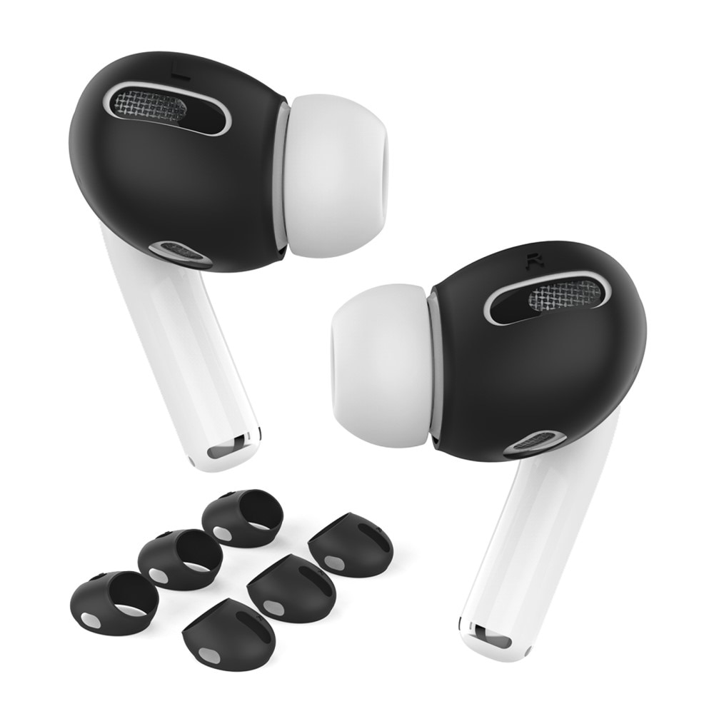 AirPods Pro Earpads Siliconen (3-pack) zwart