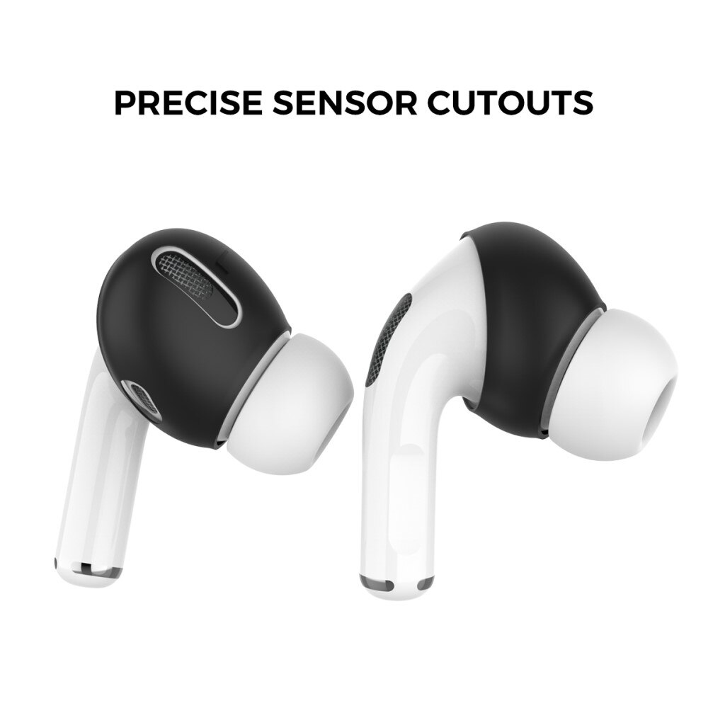 AirPods Pro Earpads Siliconen (3-pack) zwart