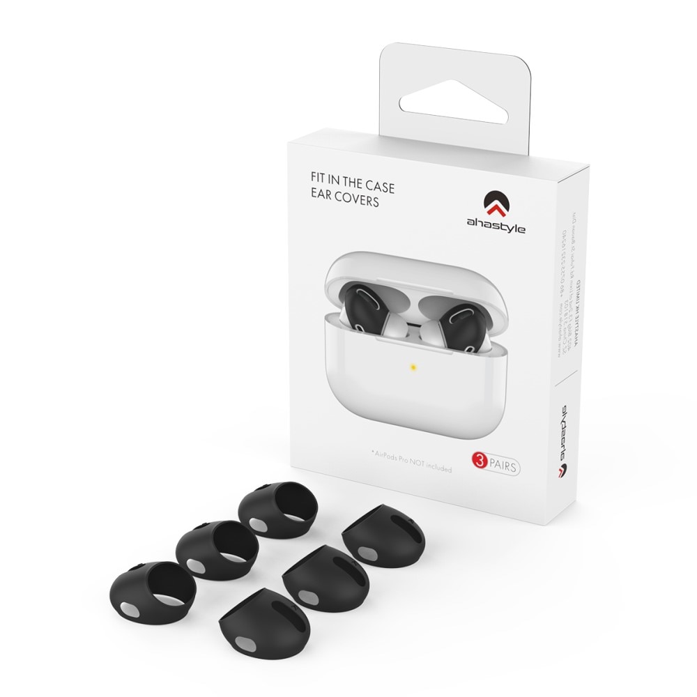 AirPods Pro Earpads Siliconen (3-pack) zwart