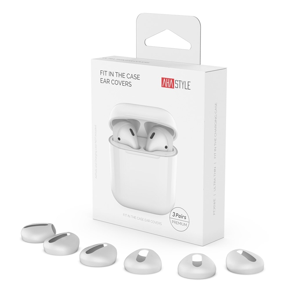 AirPods Earpads Siliconen (3-pack) wit