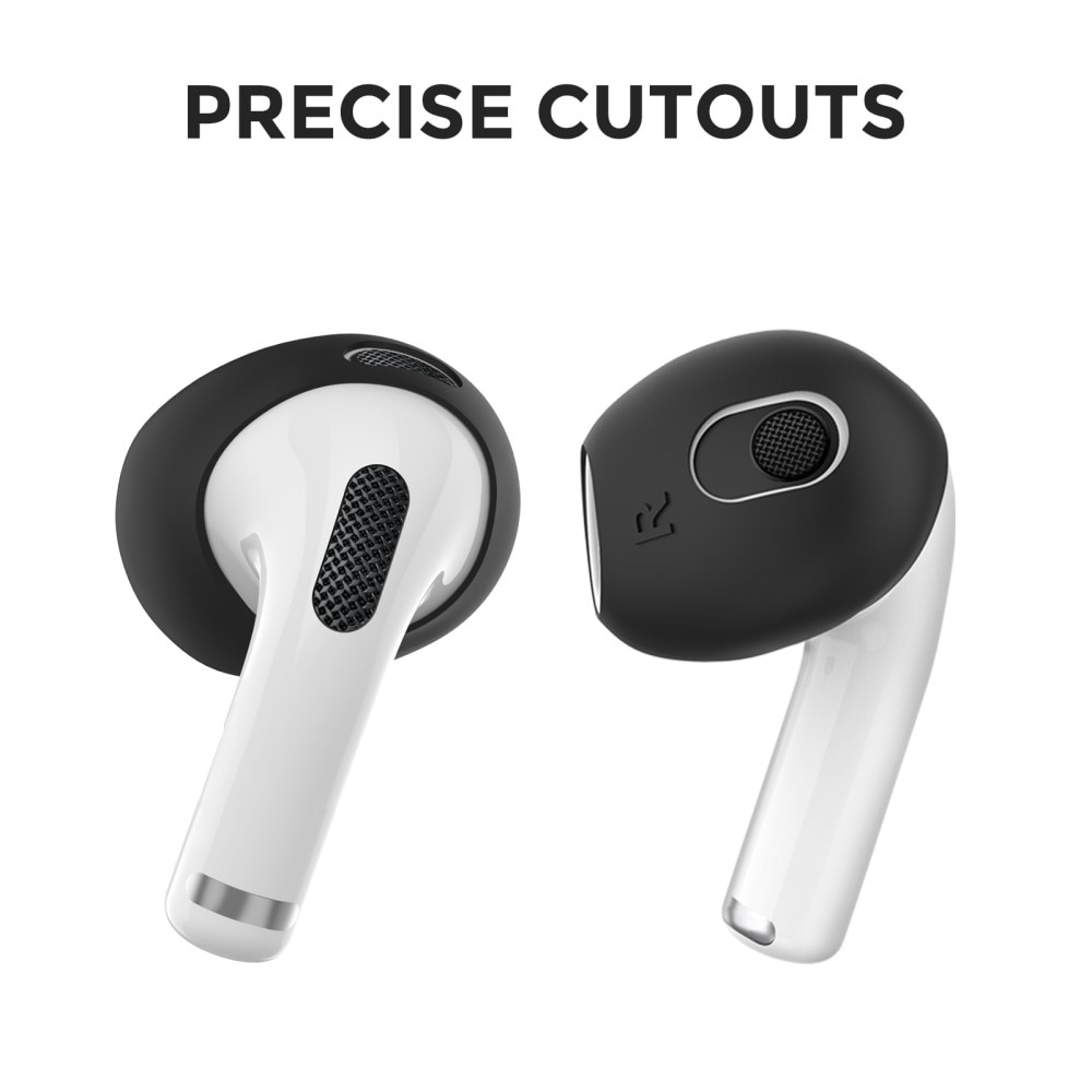 AirPods 3 Earpads Siliconen (3-pack) zwart