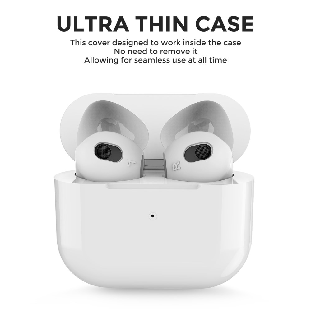 AirPods 3 Earpads Siliconen (3-pack) wit