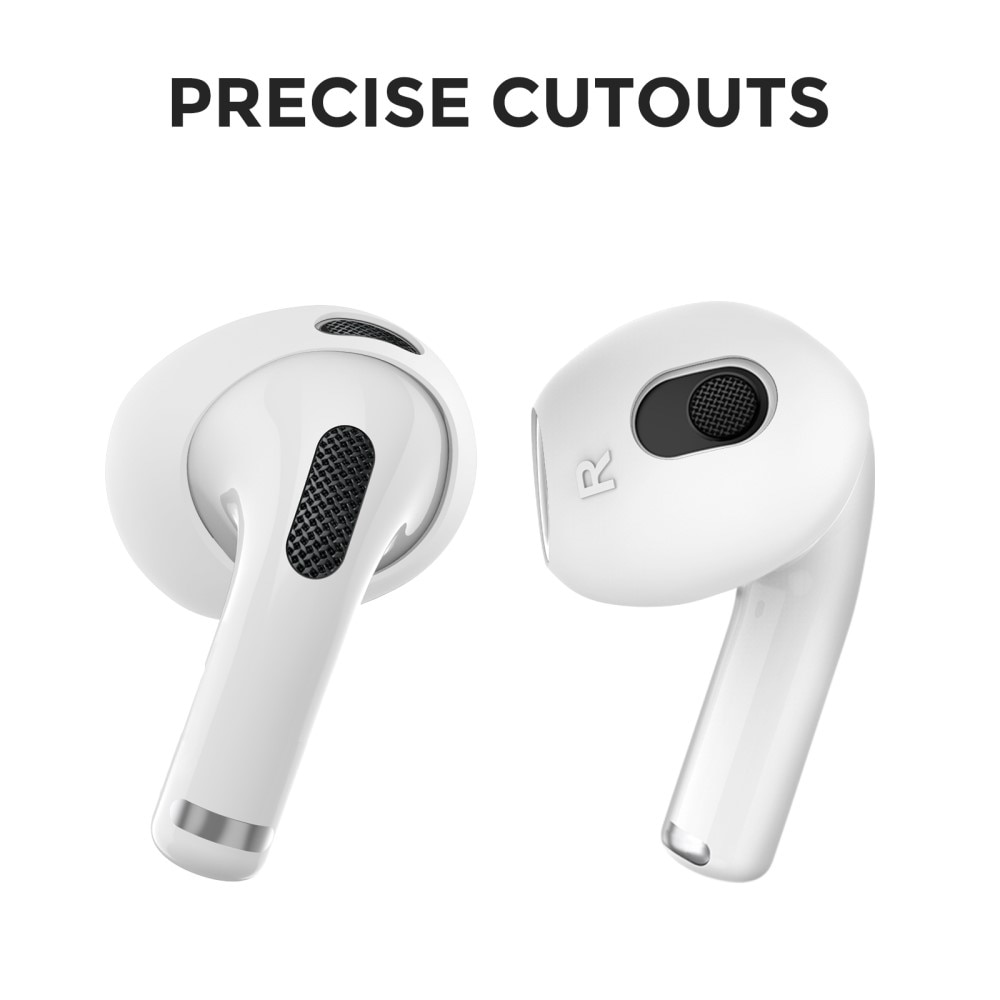 AirPods 3 Earpads Siliconen (3-pack) wit