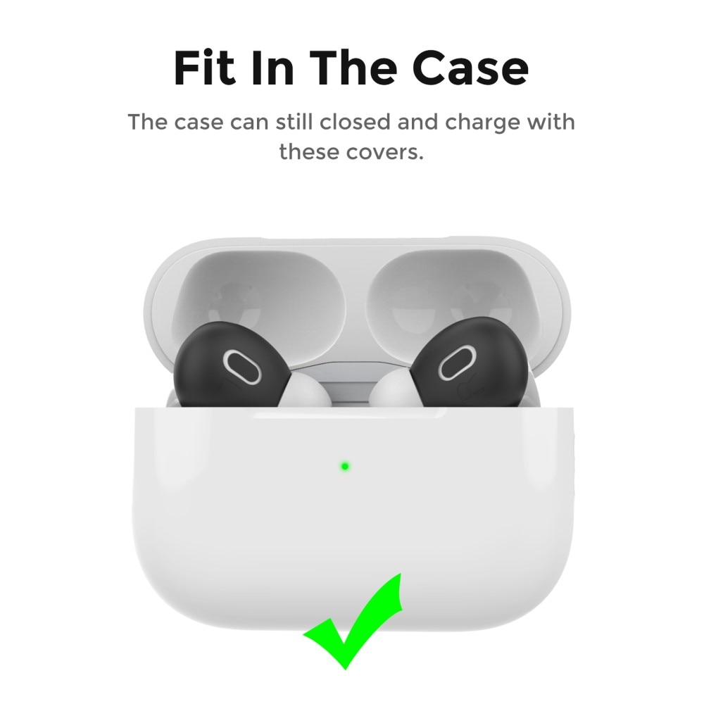 AirPods Pro 2 Earpads Siliconen (3-pack) zwart