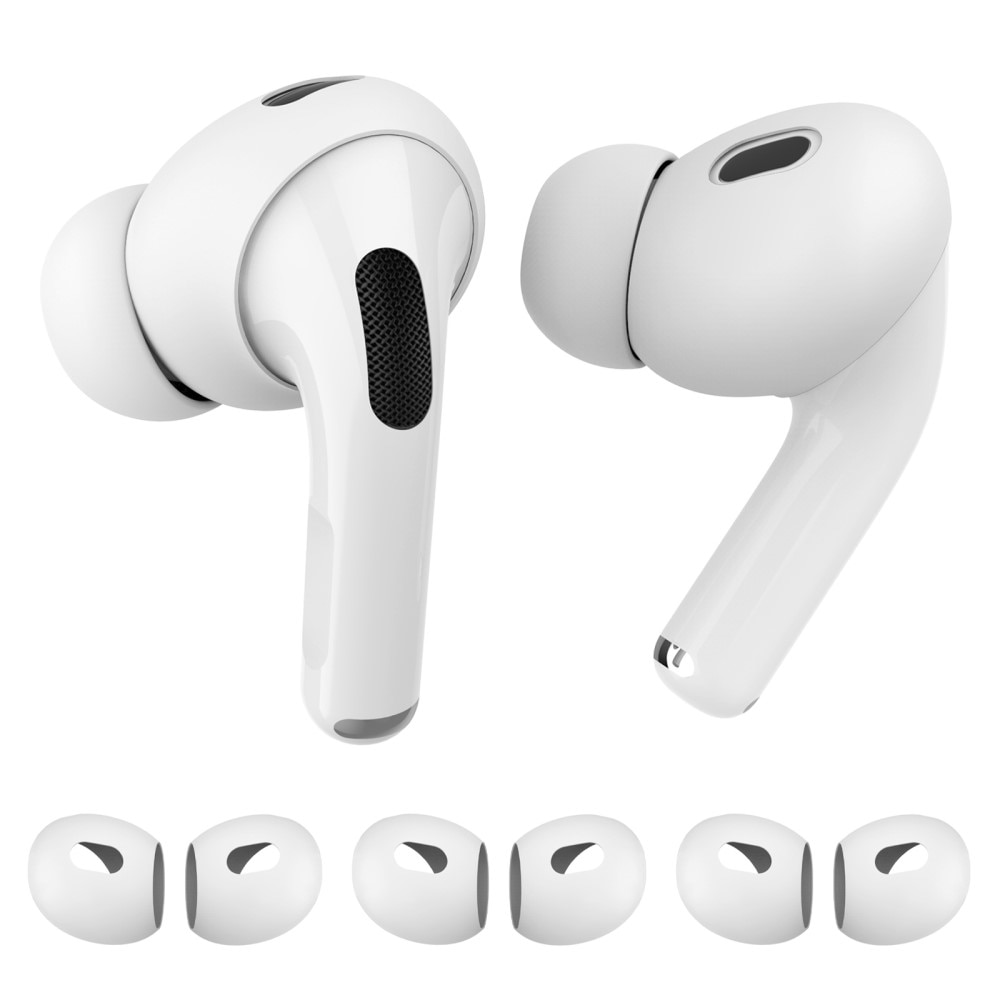 AirPods Pro 2 Earpads Siliconen (3-pack) wit