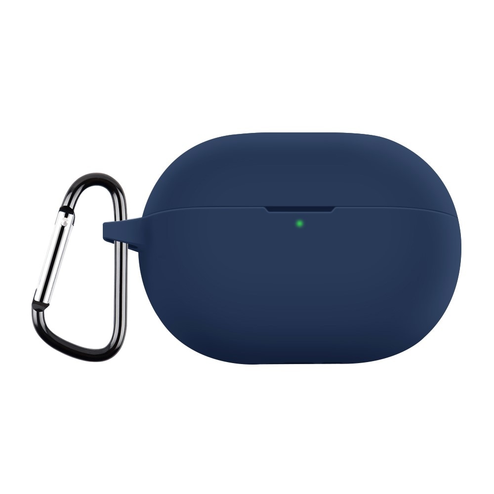 Huawei FreeBuds Pro 3 Siliconen hoesje met karbinerhaak blauw