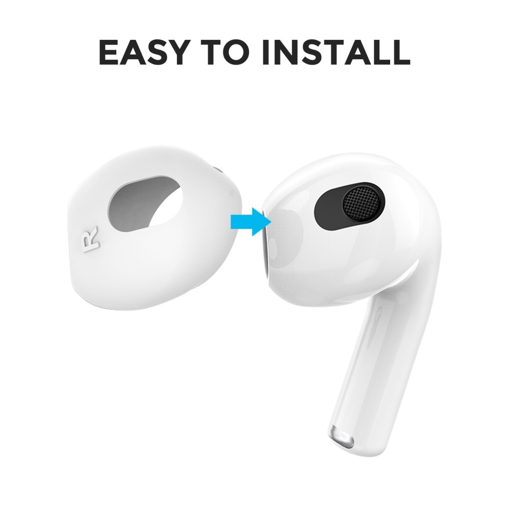 Apple AirPods 3 Earpads Siliconen wit